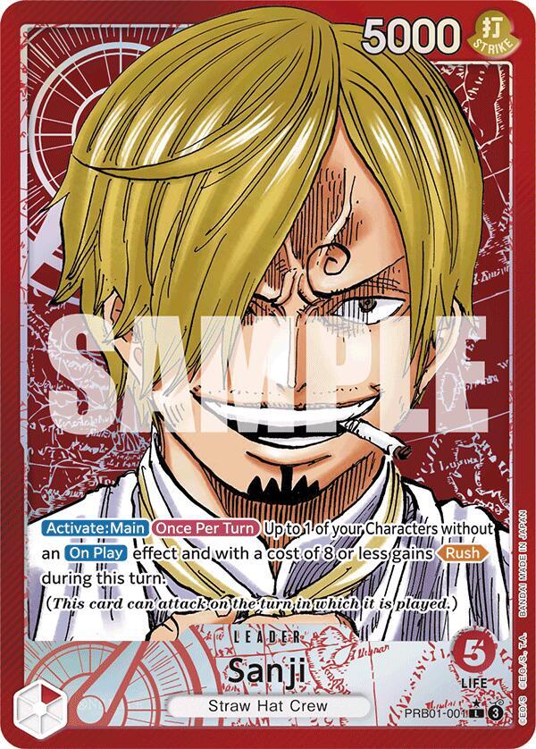 Sanji (PRB01-001) (Alternate Art) (PRB01-001) [Premium Booster -The Best-] | Jack's On Queen