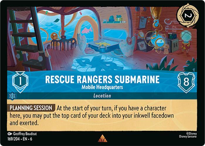 Rescue Rangers Submarine - Mobile Headquarters (169/204) [Azurite Sea] | Jack's On Queen