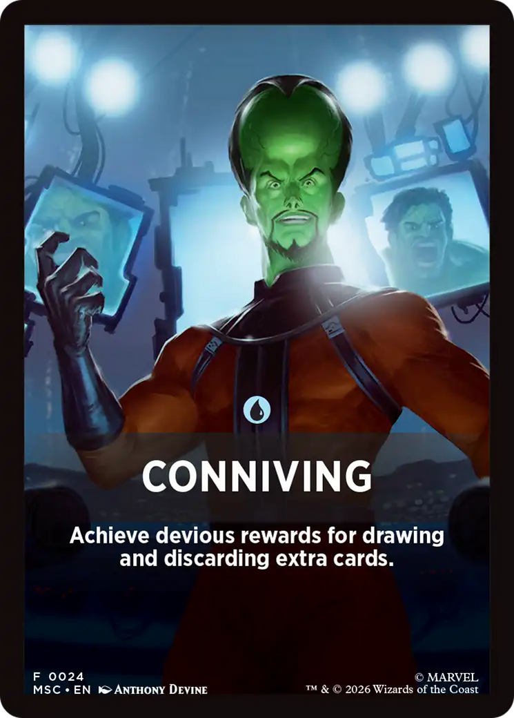 Conniving Theme Card [Marvel Super Heroes Commander] | Jack's On Queen