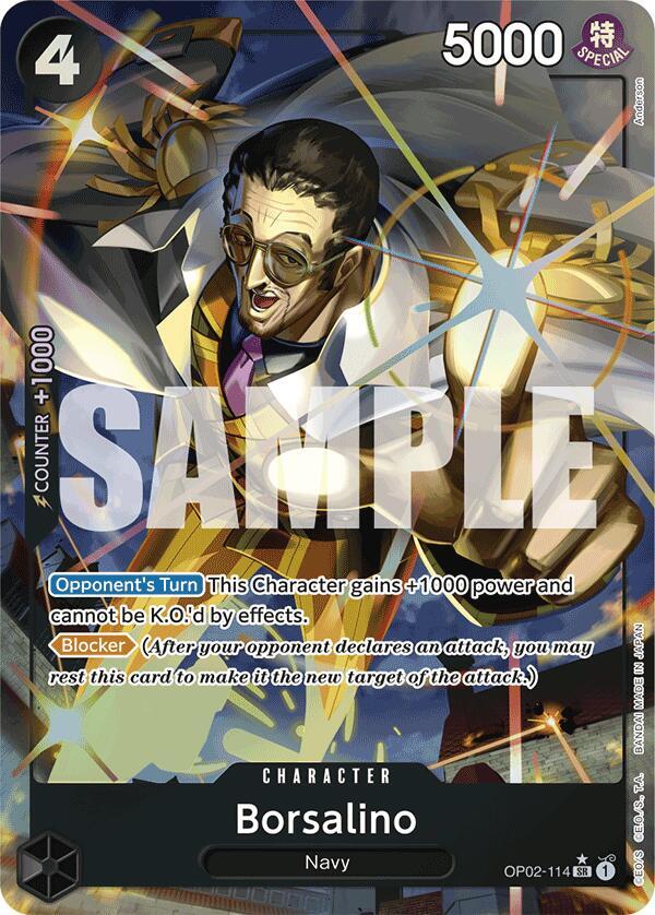 Borsalino (Alternate Art) (OP02-114) [Premium Booster -The Best-] | Jack's On Queen