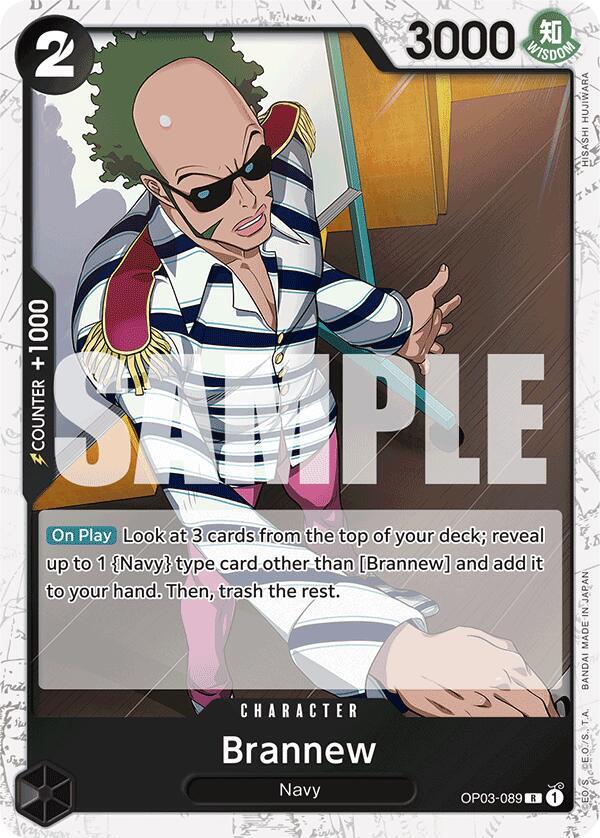 Brannew (Jolly Roger Foil) (OP03-089) [Premium Booster -The Best-] | Jack's On Queen