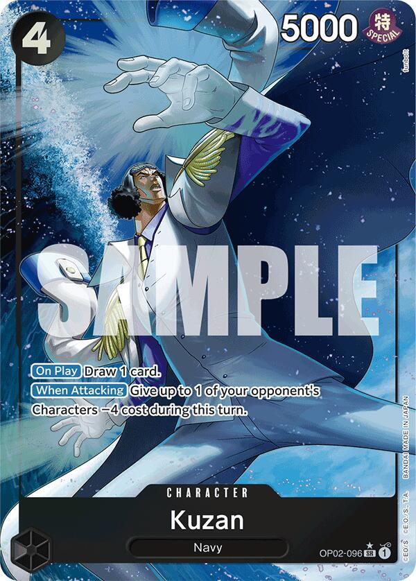 Kuzan (OP02-096) (Alternate Art) (OP02-096) [Premium Booster -The Best-] | Jack's On Queen