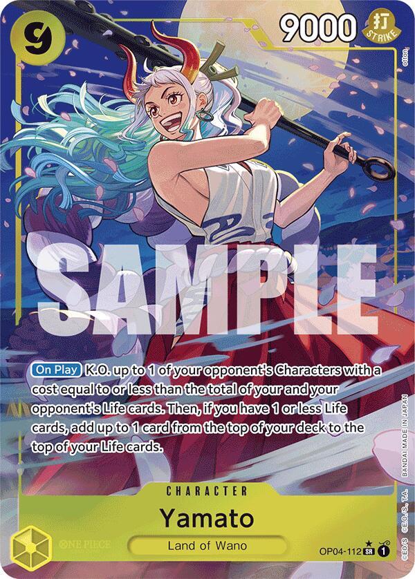 Yamato (OP04-112) (Alternate Art) (OP04-112) [Premium Booster -The Best-] | Jack's On Queen