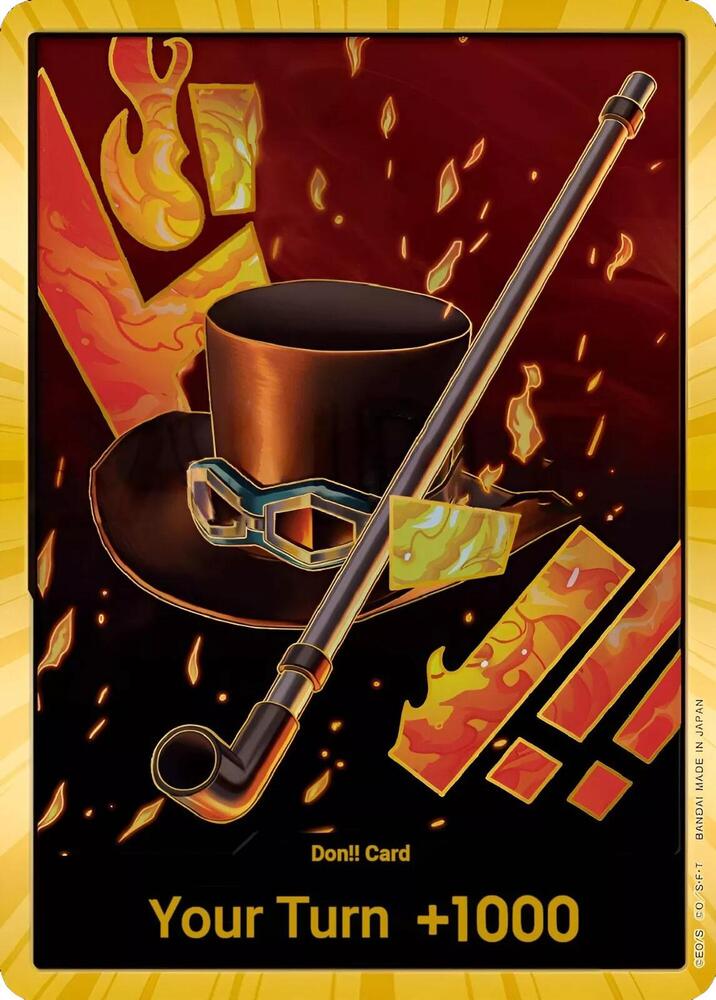 DON!! Card (Sabo) (Gold) [Premium Booster -The Best-] | Jack's On Queen