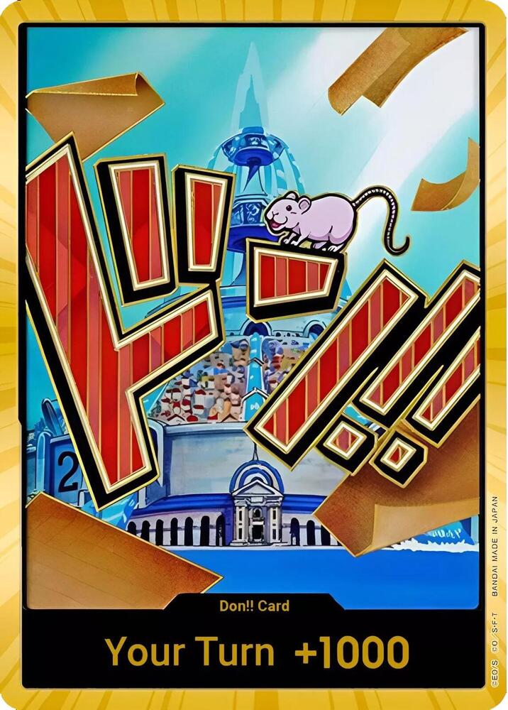 DON!! Card (Iceberg) (Gold) [Premium Booster -The Best-] | Jack's On Queen