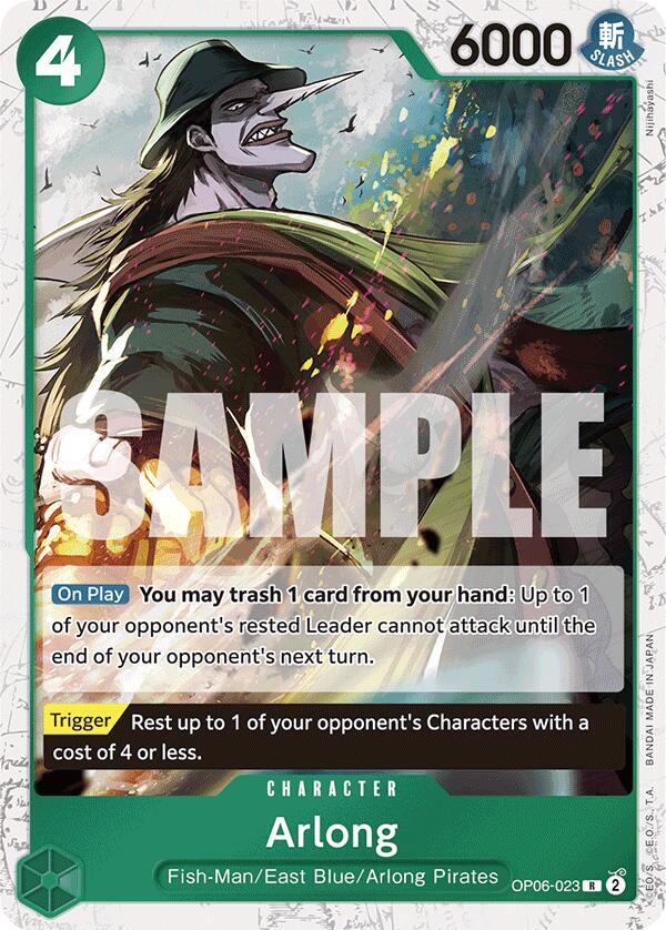Arlong (Jolly Roger Foil) (OP06-023) [Premium Booster -The Best-] | Jack's On Queen