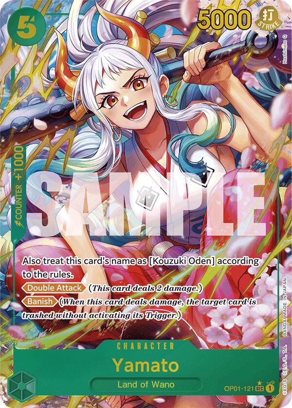 Yamato (OP01-121) (Alternate Art) (OP01-121) [Premium Booster -The Best-] | Jack's On Queen