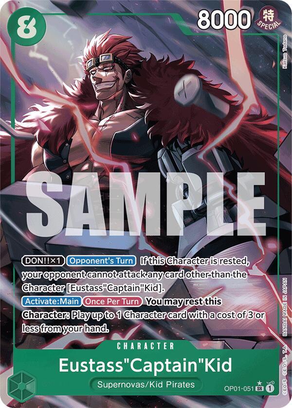 Eustass"Captain"Kid (OP01-051) (Alternate Art) (OP01-051) [Premium Booster -The Best-] | Jack's On Queen
