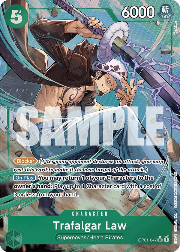 Trafalgar Law (OP01-047) (Alternate Art) (OP01-047) [Premium Booster -The Best-] | Jack's On Queen