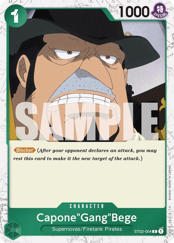 Capone"Gang"Bege (ST02-004) (Jolly Roger Foil) (ST02-004) [Premium Booster -The Best-] | Jack's On Queen