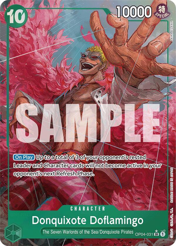 Donquixote Doflamingo (Alternate Art) (OP04-031) [Premium Booster -The Best-] | Jack's On Queen