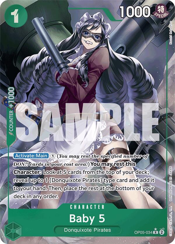 Baby 5 (OP05-034) (Full Art) (OP05-034) [Premium Booster -The Best-] | Jack's On Queen