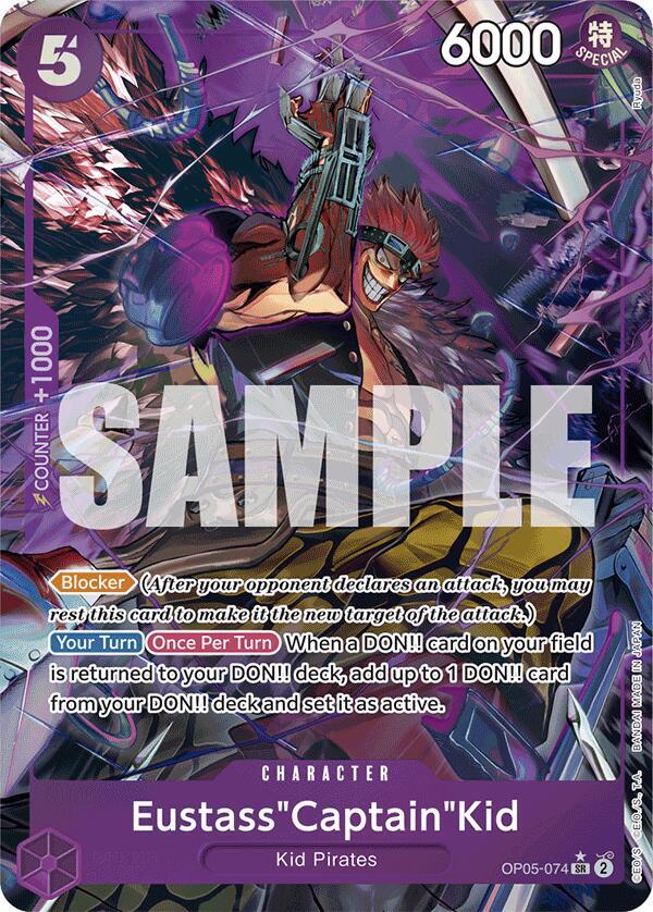Eustass"Captain"Kid (OP05-074) (Alternate Art) (OP05-074) [Premium Booster -The Best-] | Jack's On Queen