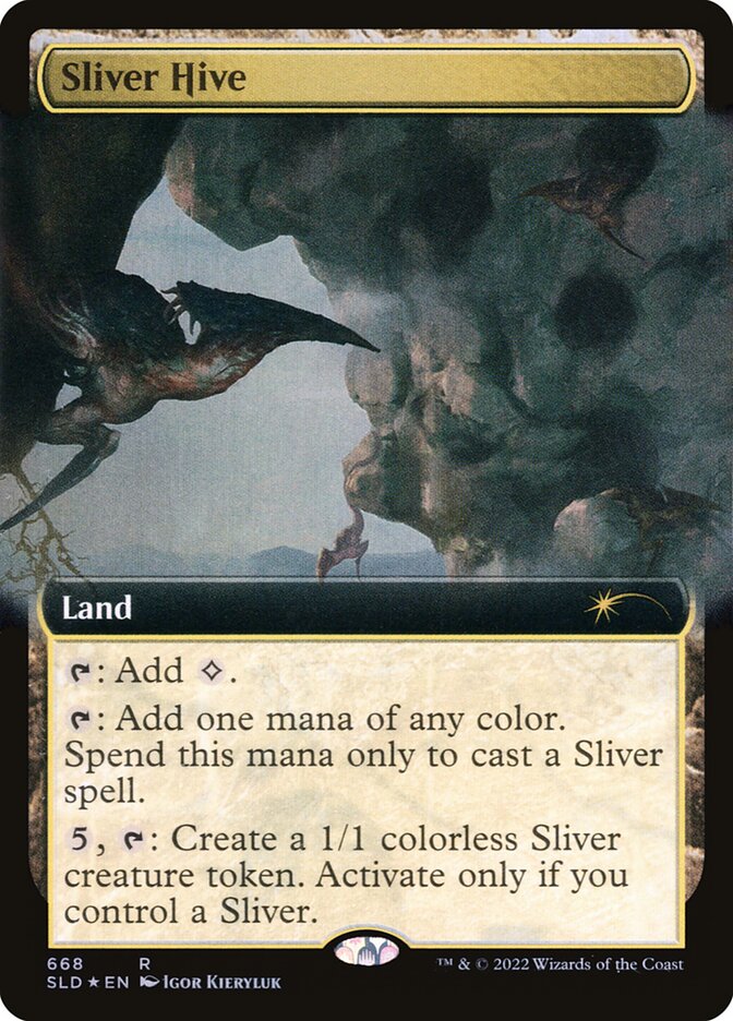 Sliver Hive (Extended Art) [Secret Lair Drop Promos] | Jack's On Queen