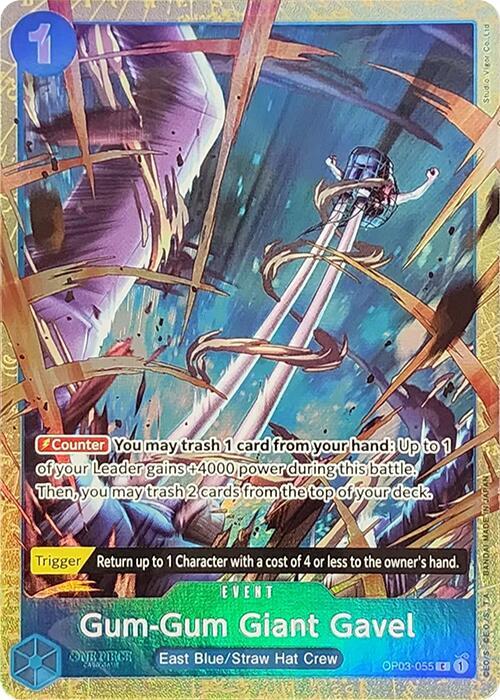 Gum-Gum Giant Gavel (Premium Card Collection -Best Selection Vol. 2-) (OP03-055) [One Piece Promotion Cards] | Jack's On Queen