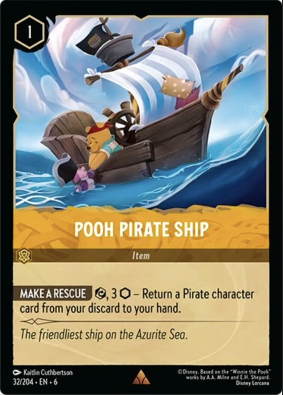 Pooh Pirate Ship (32/204) [Azurite Sea] | Jack's On Queen