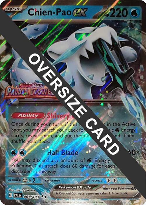 Chien-Pao ex (061/193) (Jumbo) [Scarlet & Violet: Paldea Evolved] | Jack's On Queen