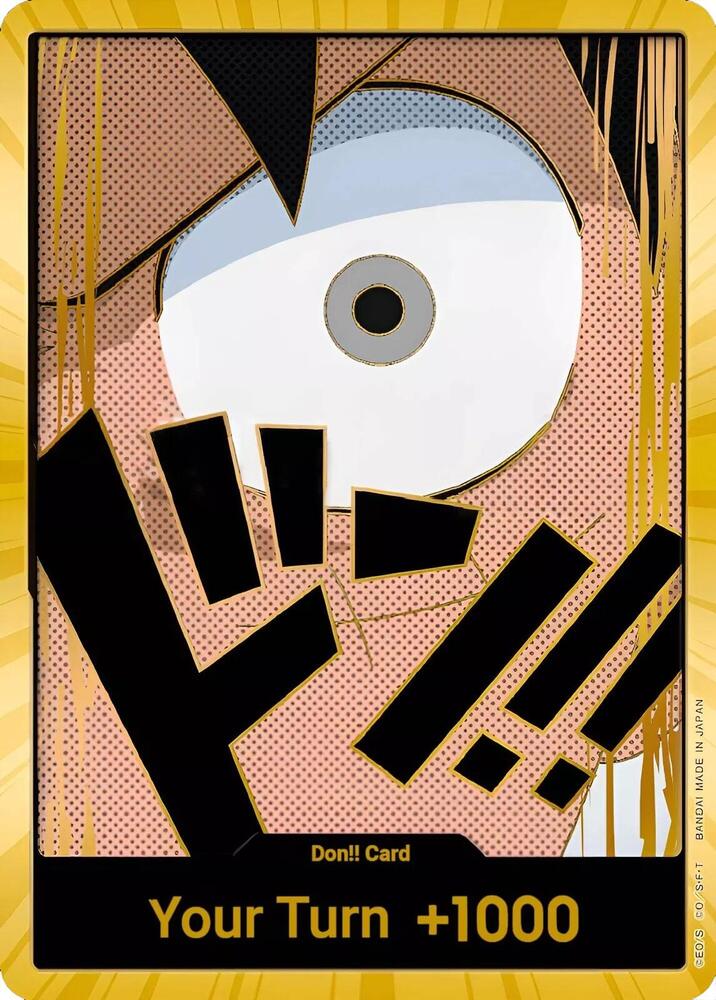 DON!! Card (Luffy) (Gold) [Premium Booster -The Best-] | Jack's On Queen