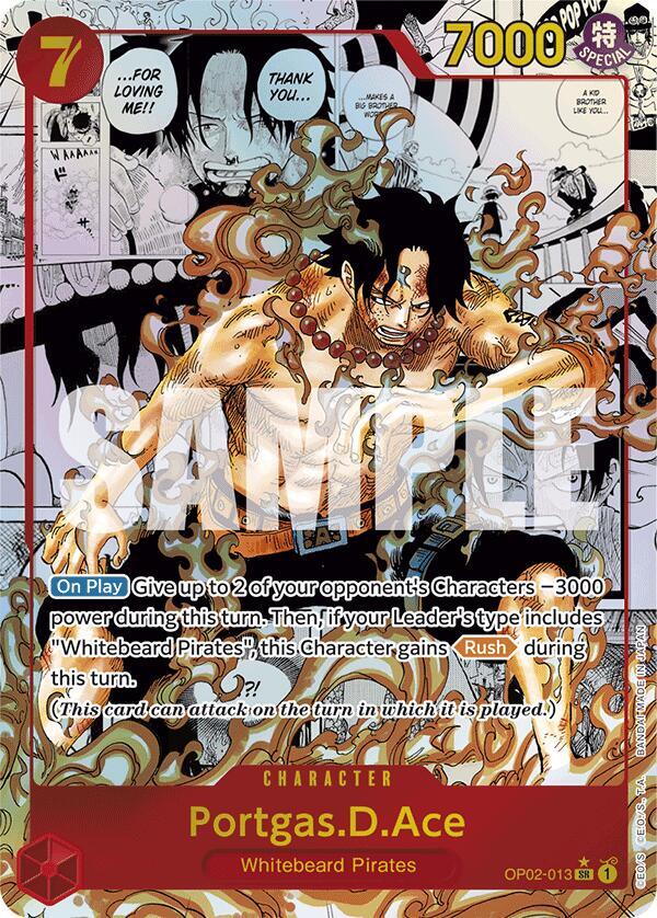 Portgas.D.Ace (Manga) (OP02-013) [Premium Booster -The Best-] | Jack's On Queen