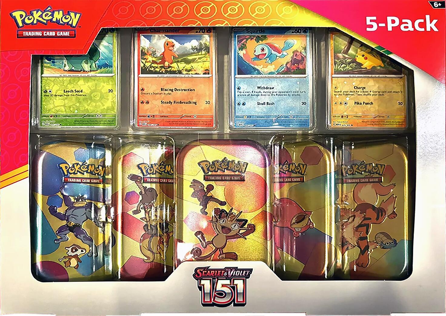 Scarlet & Violet: Base Set - Mini Tins 5-pack (Meowth) | Jack's On Queen