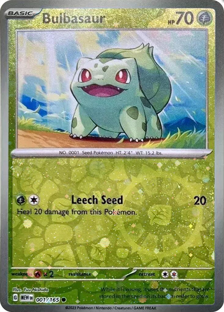 Bulbasaur (001/165) (Cosmos Holo) (Costco Exclusive) [Miscellaneous Cards] | Jack's On Queen