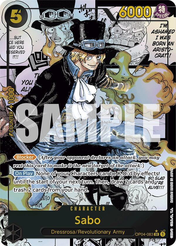 Sabo (OP04-083) (Manga) (OP04-083) [Premium Booster -The Best-] | Jack's On Queen
