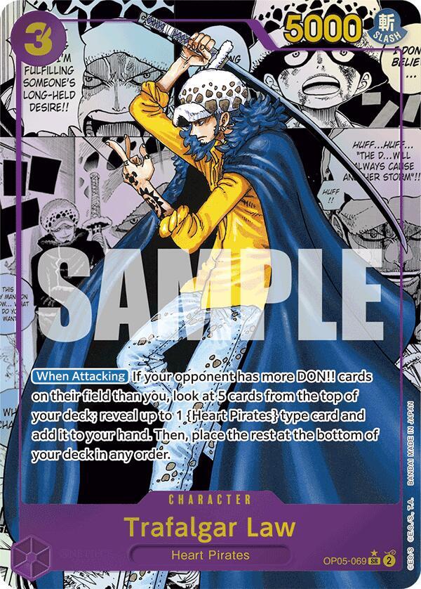 Trafalgar Law (OP05-069) (Manga) (OP05-069) [Premium Booster -The Best-] | Jack's On Queen