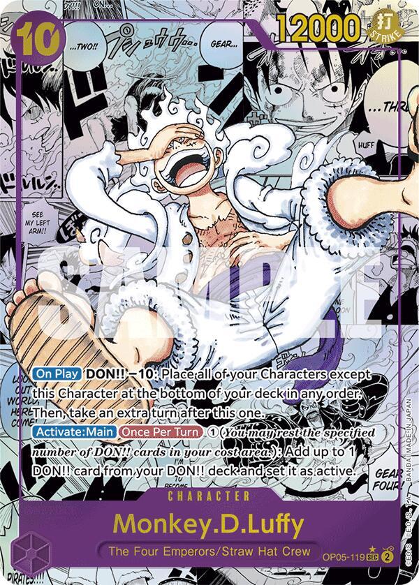 Monkey.D.Luffy (OP05-119) (Manga) (OP05-119) [Premium Booster -The Best-] | Jack's On Queen