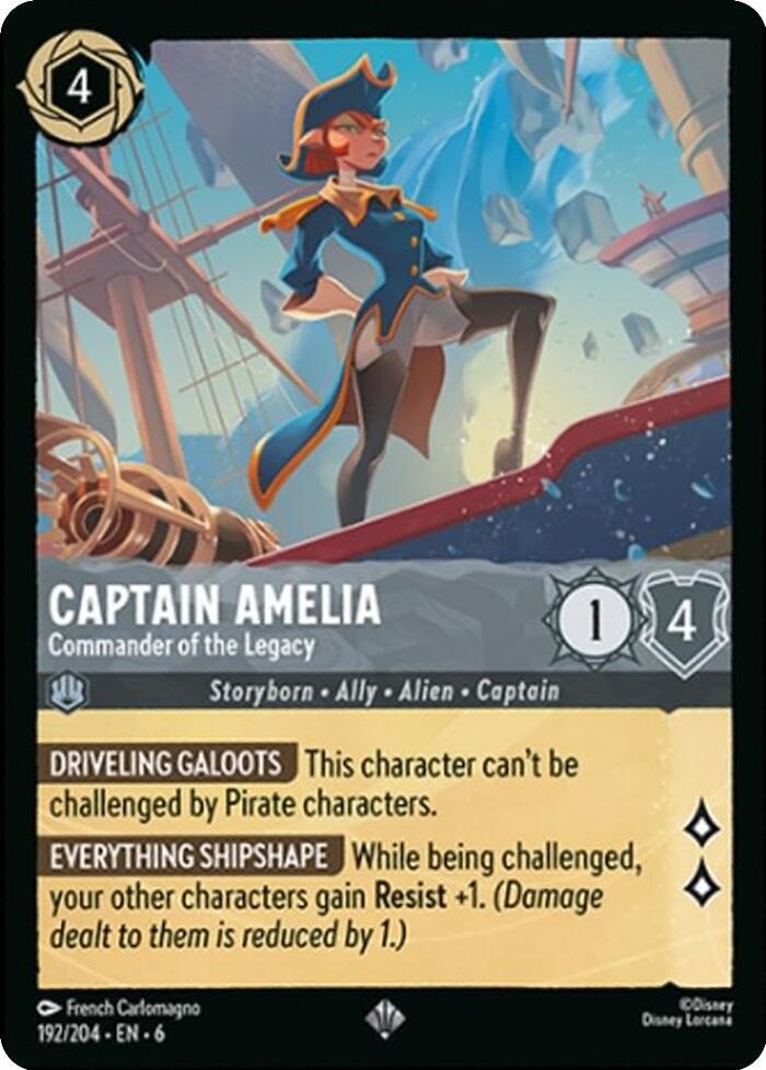 Captain Amelia - Commander of the Legacy (192/204) [Azurite Sea] | Jack's On Queen