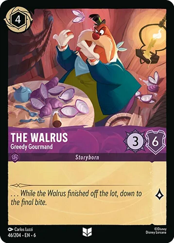 The Walrus - Greedy Gourmand (46/204) [Azurite Sea] | Jack's On Queen