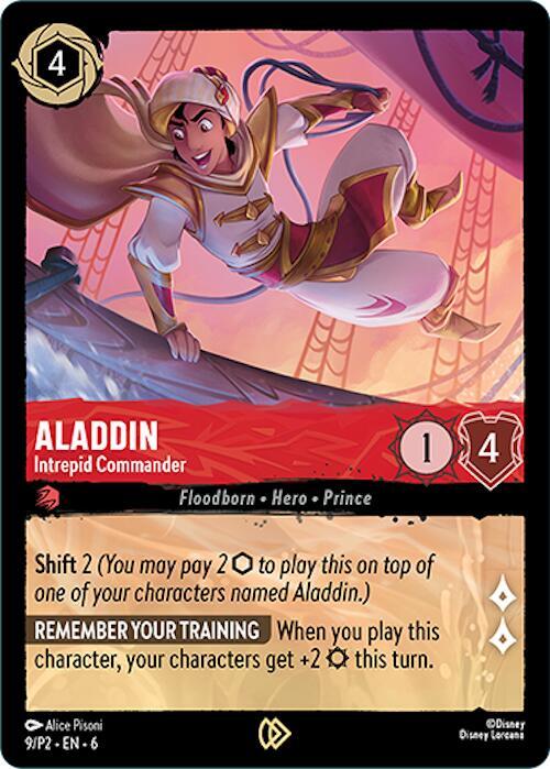 Aladdin - Intrepid Commander (9) [Disney Lorcana Promo Cards] | Jack's On Queen