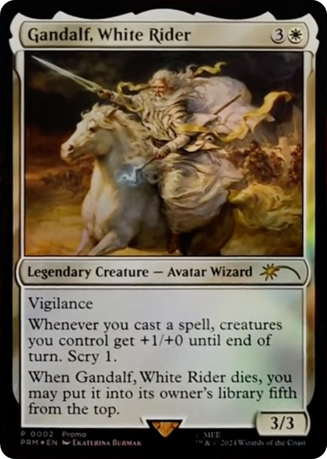 Gandalf, White Rider [Resale Promos] | Jack's On Queen