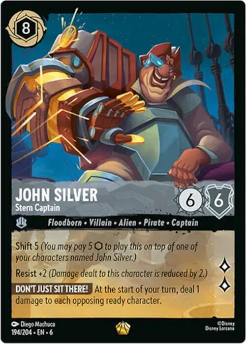 John Silver - Stern Captain (194/204) [Azurite Sea] | Jack's On Queen