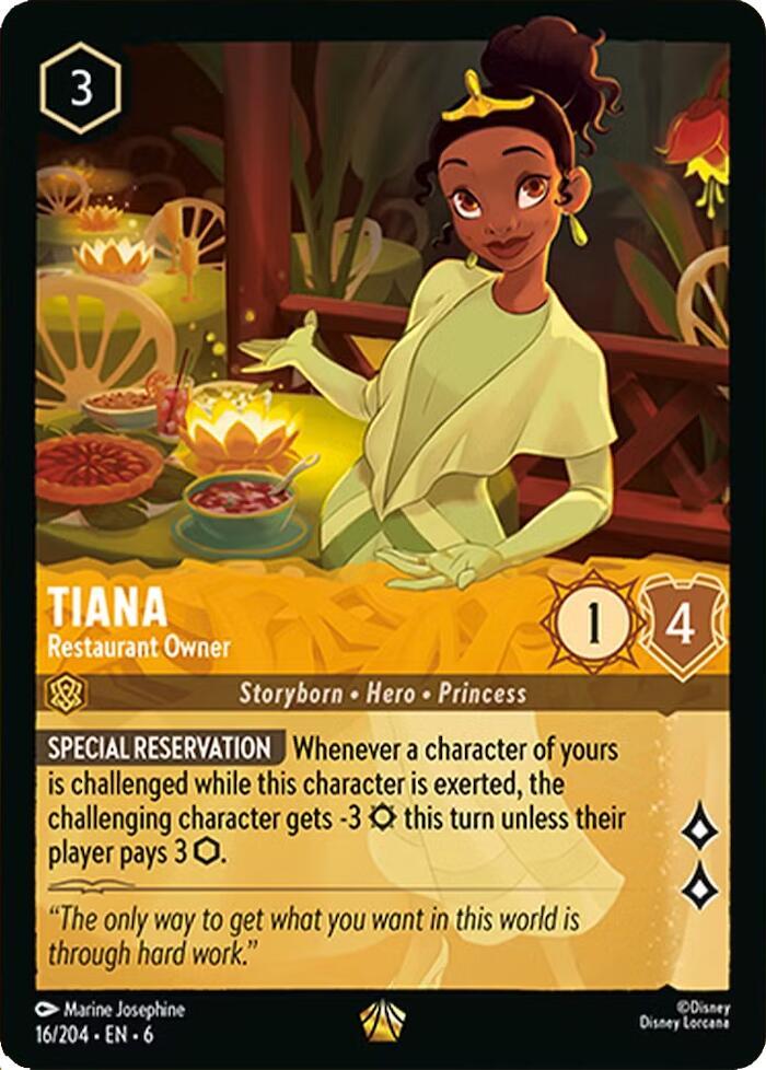 Tiana - Restaurant Owner (16/204) [Azurite Sea] | Jack's On Queen