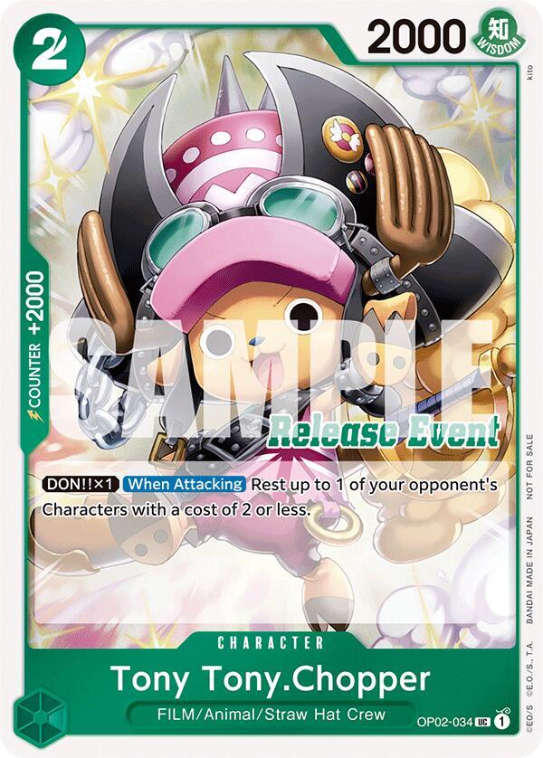 Tony Tony.Chopper (ST15 - ST20 Release Event Winner Pack) (OP02-034) [One Piece Promotion Cards] | Jack's On Queen