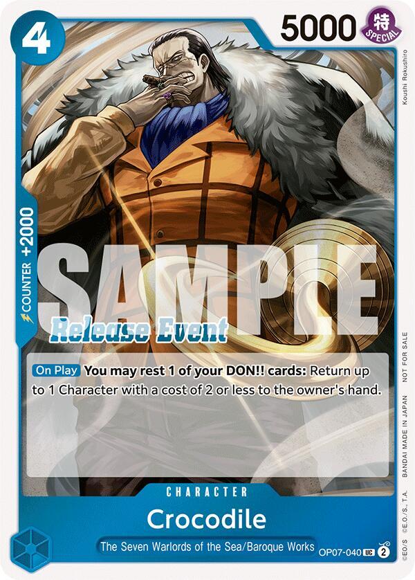 Crocodile (ST15 - ST20 Release Event Winner Pack) (OP07-040) [One Piece Promotion Cards] | Jack's On Queen