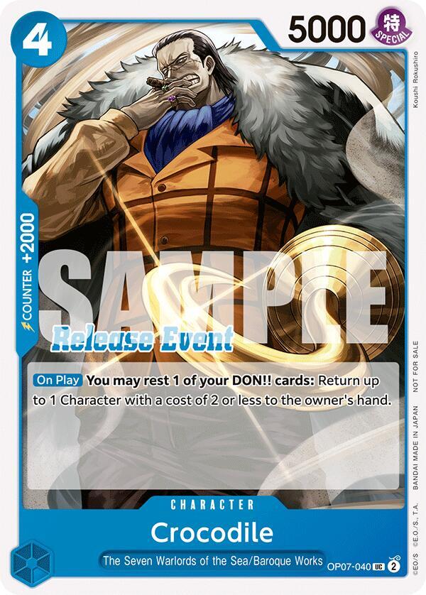 Crocodile (ST15 - ST20 Release Event Pack) (OP07-040) [One Piece Promotion Cards] | Jack's On Queen