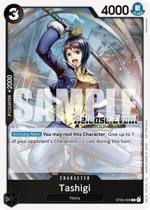 Tashigi (ST15 - ST20 Release Event Winner Pack) (ST06-006) [One Piece Promotion Cards] | Jack's On Queen