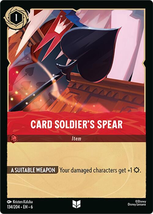 Card Soldier's Spear (134/204) [Azurite Sea] | Jack's On Queen