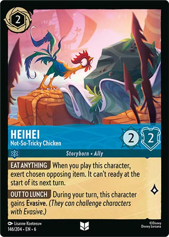 HeiHei - Not-So-Tricky Chicken (146/204) [Azurite Sea] | Jack's On Queen