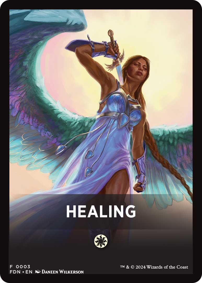 Healing Theme Card [Foundations Tokens] | Jack's On Queen