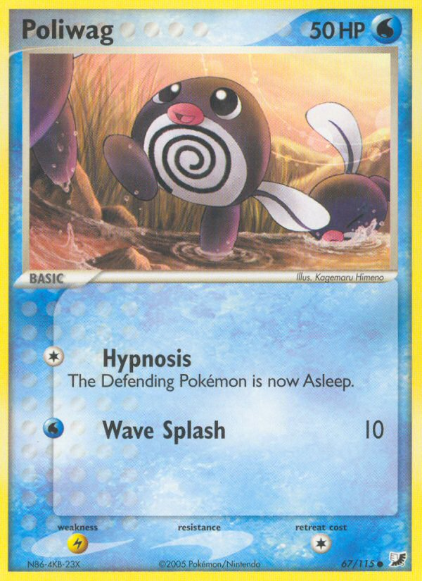 Poliwag (67/115) [EX: Unseen Forces] | Jack's On Queen