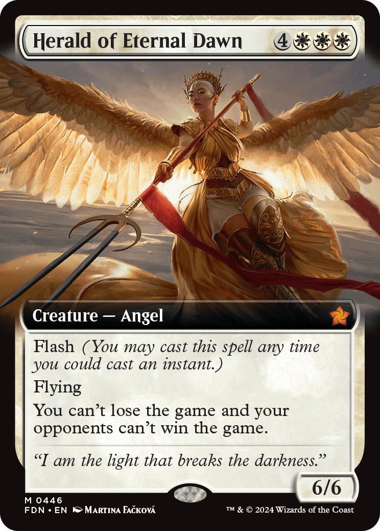 Herald of Eternal Dawn (Extended Art) [Foundations] | Jack's On Queen