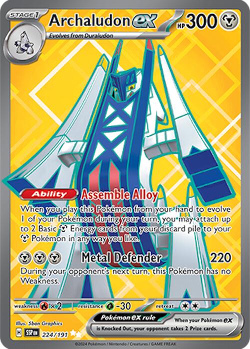 Archaludon ex (224/191) [Scarlet & Violet: Surging Sparks] | Jack's On Queen