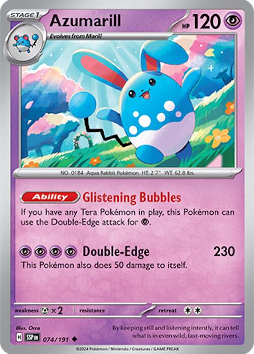 Azumarill (074/191) [Scarlet & Violet: Surging Sparks] | Jack's On Queen