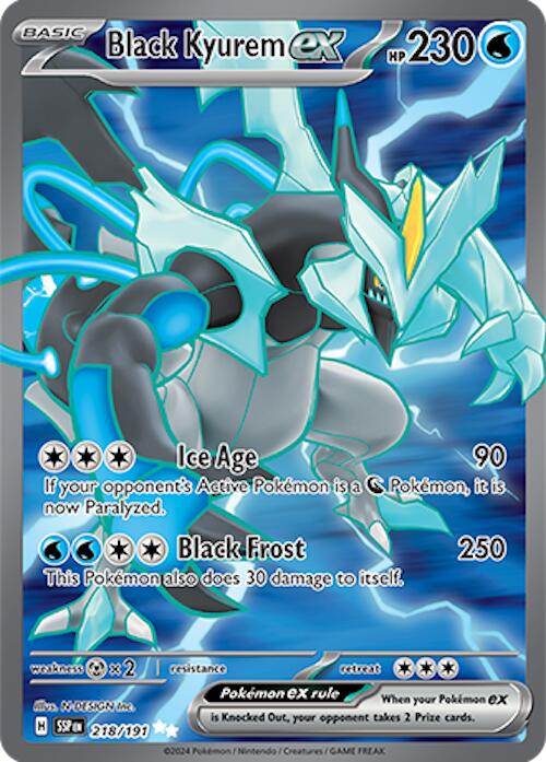 Black Kyurem ex (218/191) [Scarlet & Violet: Surging Sparks] | Jack's On Queen