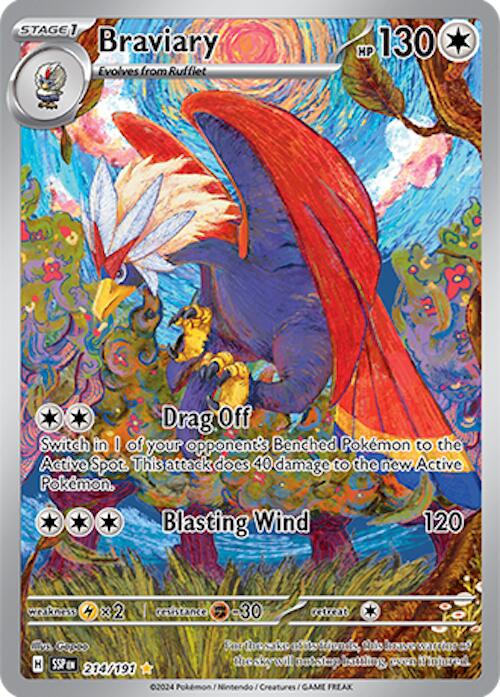 Braviary (214/191) [Scarlet & Violet: Surging Sparks] | Jack's On Queen