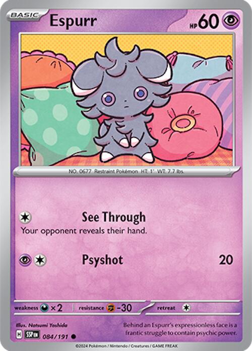 Espurr (084/191) [Scarlet & Violet: Surging Sparks] | Jack's On Queen