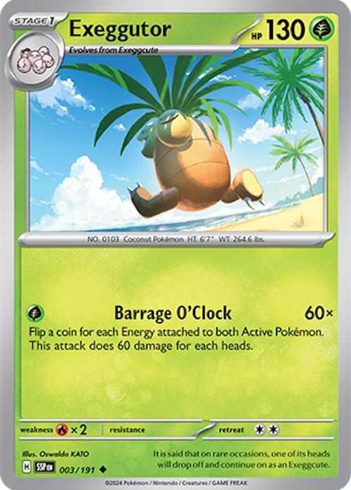 Exeggutor (003/191) [Scarlet & Violet: Surging Sparks] | Jack's On Queen