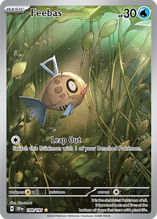 Feebas (198/191) [Scarlet & Violet: Surging Sparks] | Jack's On Queen